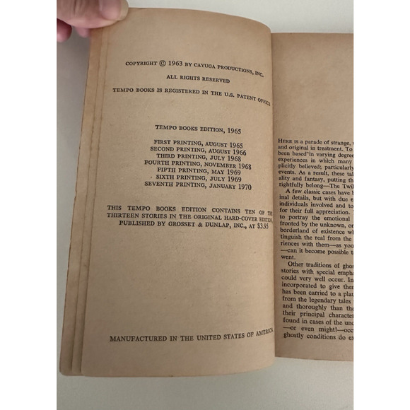 The Twilight Zone, Rod Serling, Short Stories Book, PB Tempo 1970 VTG - Picture 9 of 11